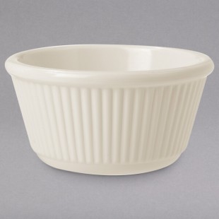 GET RM-401-IV 4 oz. Ivory Fluted Melamine Ramekin - 48/Case GET RM-401-IV 4 oz. Ivory Fluted Melamine Ramekin - 48/Case