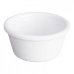 Acopa 1.5 oz. White Smooth Melamine Ramekin - 12/Case Acopa 1.5 oz. White Smooth Melamine Ramekin - 12/Case