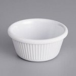 Acopa 1.5 oz. White Smooth Melamine Ramekin - 12/Case Acopa 1.5 oz. White Smooth Melamine Ramekin - 12/Case