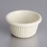 Acopa 1.5 oz. White Smooth Melamine Ramekin - 12/Case Acopa 1.5 oz. White Smooth Melamine Ramekin - 12/Case