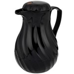 Vollrath 52174 SwirlServe 64 oz. Black Hot-N-Cold Beverage Server Vollrath 52174 SwirlServe 64 oz. Black Hot-N-Cold Beverage Server