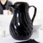 Vollrath 52174 SwirlServe 64 oz. Black Hot-N-Cold Beverage Server Vollrath 52174 SwirlServe 64 oz. Black Hot-N-Cold Beverage Server