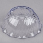 Cambro SRB13152 13 oz. Clear Plastic Swirl Bowl - 24/Case
