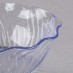 Cambro SRB13152 13 oz. Clear Plastic Swirl Bowl - 24/Case