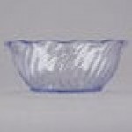 Cambro SRB13152 13 oz. Clear Plastic Swirl Bowl - 24/Case