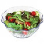 Cambro SRB13152 13 oz. Clear Plastic Swirl Bowl - 24/Case