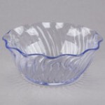 Cambro SRB13152 13 oz. Clear Plastic Swirl Bowl - 24/Case