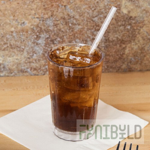 Cambro HT8CW135 Camwear® Huntington 8 oz. Clear Customizable Polycarbonate Tumbler - 36/Case
