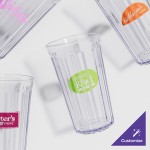 GET 8820-1-CL Spektrum 20 oz. Clear Customizable SAN Plastic Tumbler - 72/Case GET 8820-1-CL Spektrum 20 oz. Clear Customizable SAN Plastic Tumbler - 72/Case