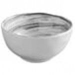 Elite Global Solutions D4142R Van Gogh Black 9 oz. Tall Round Melamine Bowl - 6/Case
