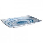Elite Global Solutions D4142R Van Gogh Black 9 oz. Tall Round Melamine Bowl - 6/Case