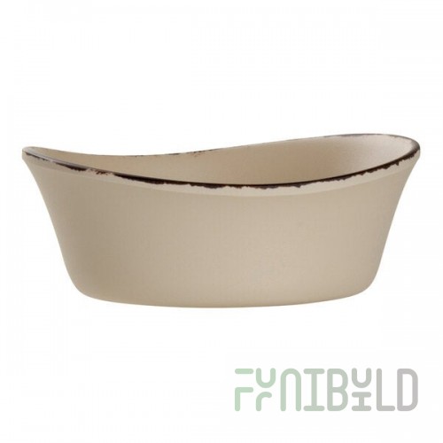 Delfin Marisol Rustic from Steelite International 9.75 oz. Sand Shell Melamine Fruit Bowl - 12/Case