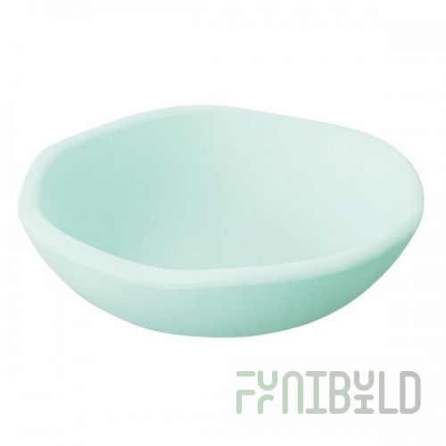 Dalebrook Mineral from Global Tableware Collective 15.2 oz. Aqua Crackle Melamine Bowl - 6/Case