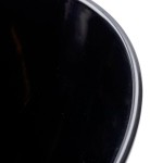 G.E.T. B-788 16 oz. Black Slanted Black Elegance Catering Bowl