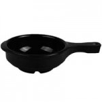 G.E.T. B-788 16 oz. Black Slanted Black Elegance Catering Bowl