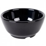 G.E.T. B-788 16 oz. Black Slanted Black Elegance Catering Bowl