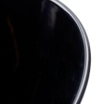 G.E.T. B-788 16 oz. Black Slanted Black Elegance Catering Bowl