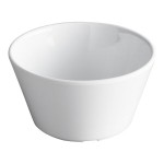 Acopa Foundations 8 oz. White Melamine Bouillon Cup - 12/Case