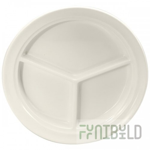 Oneida Buffalo Cream White Ware by 1880 Hospitality F9010000137 8 3/4