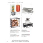 Cal-Mil 4103-3-15 Portland White Wire Rectangular Riser - 20 1/4