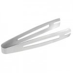 Vollrath 46721 Miramar® 2 oz. Stainless Steel Open Handle Solid Oval Serving Spoon