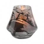 Hollowick 6955MB Chime Marbled Black and White Glass Votive Hollowick 6955MB Chime Marbled Black and White Glass Votive