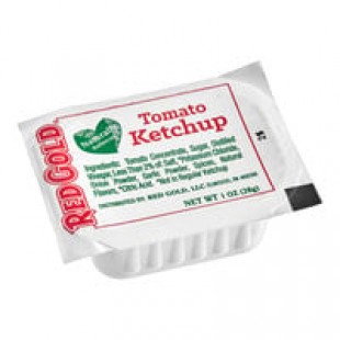 Red Gold 1 oz. Ketchup Cups - 250/Case