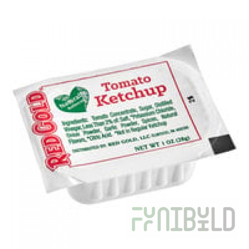 Red Gold 1 oz. Ketchup Cups - 250/Case