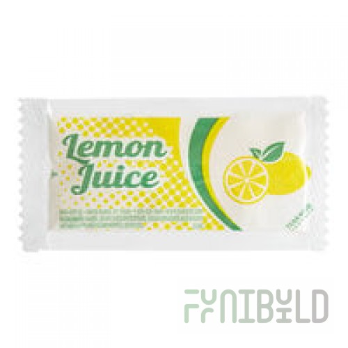 4 Gram Lemon Juice Portion Packets - 200/Case