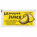 4 Gram Lemon Juice Portion Packets - 200/Case