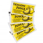 4 Gram Lemon Juice Portion Packets - 200/Case