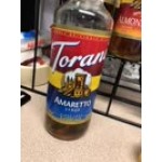 Torani Amaretto Flavoring Syrup 750 mL Glass Bottle