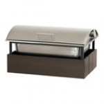 Cal-Mil Vista 8 Qt. Mocha HDPE Chafer with Soft-Close Lid 28620-140 Cal-Mil Vista 8 Qt. Mocha HDPE Chafer with Soft-Close Lid 28620-140