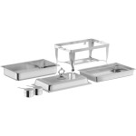 Choice 8 Qt. Full Size Folding Chafer with Classic Cover Choice 8 Qt. Full Size Folding Chafer with Classic Cover