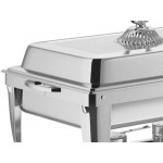 Choice 8 Qt. Full Size Folding Chafer with Classic Cover Choice 8 Qt. Full Size Folding Chafer with Classic Cover