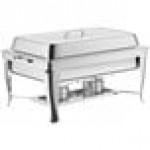 Choice 8 Qt. Full Size Folding Chafer with Classic Cover Choice 8 Qt. Full Size Folding Chafer with Classic Cover