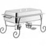 Choice 8 Qt. Full Size Folding Chafer with Classic Cover Choice 8 Qt. Full Size Folding Chafer with Classic Cover
