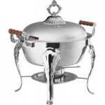 Choice 8 Qt. Full Size Folding Chafer with Classic Cover Choice 8 Qt. Full Size Folding Chafer with Classic Cover