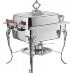 Choice 8 Qt. Full Size Folding Chafer with Classic Cover Choice 8 Qt. Full Size Folding Chafer with Classic Cover