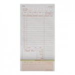 American Metalcraft MCCRBPBL Securit Black Check Presenter with Gold Corners