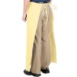 Intedge Yellow Poly-Cotton Bistro Apron with 2 Pockets - 38 Intedge Yellow Poly-Cotton Bistro Apron with 2 Pockets - 38