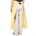Intedge Yellow Poly-Cotton Bistro Apron with 2 Pockets - 38 Intedge Yellow Poly-Cotton Bistro Apron with 2 Pockets - 38