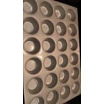 Chicago Metallic 45605 24 Cup 3.8 oz. Glazed Aluminized Steel Muffin / Cupcake Pan - 17 7/8 Chicago Metallic 45605 24 Cup 3.8 oz. Glazed Aluminized Steel Muffin / Cupcake Pan - 17 7/8