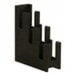 Cal-Mil Brooklyn Black Wood 3-Tier Cup / Lid Organizer 23434-13 Cal-Mil Brooklyn Black Wood 3-Tier Cup / Lid Organizer 23434-13