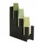 Cal-Mil Brooklyn Black Wood 3-Tier Cup / Lid Organizer 23434-13 Cal-Mil Brooklyn Black Wood 3-Tier Cup / Lid Organizer 23434-13