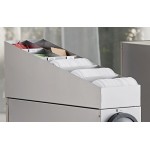 KleanTake by ServSense Stainless Steel Countertop 8-44 oz. Cup Dispenser Cabinet - 4 Slots
