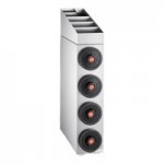 KleanTake by ServSense Stainless Steel Countertop 8-44 oz. Cup Dispenser Cabinet - 4 Slots