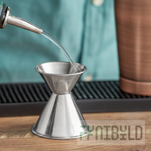 Acopa 1 oz. & 2 oz. Stainless Steel Classic Jigger