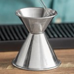 Acopa 1 oz. & 2 oz. Stainless Steel Classic Jigger