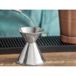 Acopa 1 oz. & 2 oz. Stainless Steel Classic Jigger
